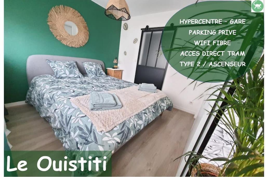 Le Ouistiti - 50 M De La Gare - Parking Prive Apartamento Tours Exterior foto